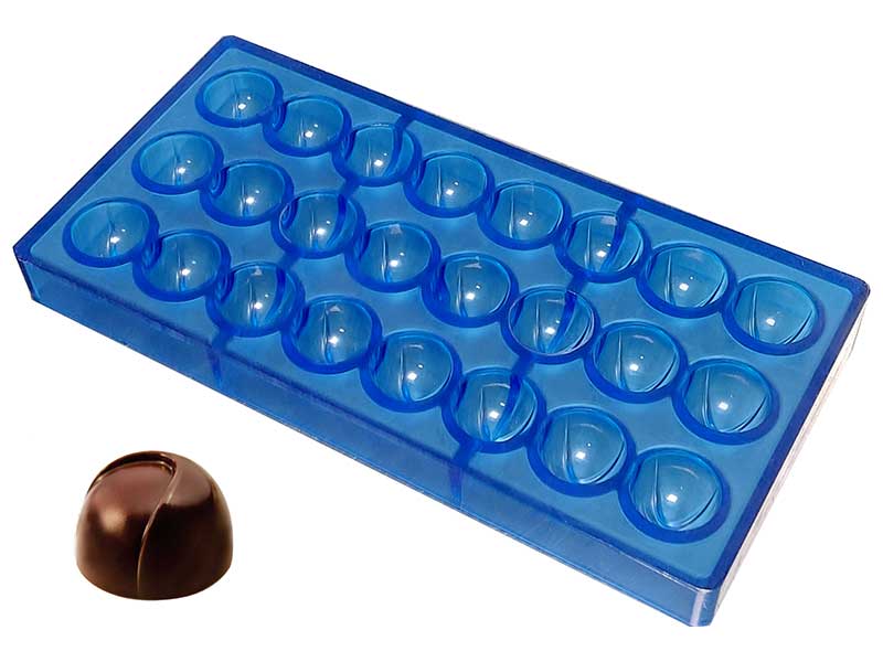 Moldes de policarbonato para chocolate usados